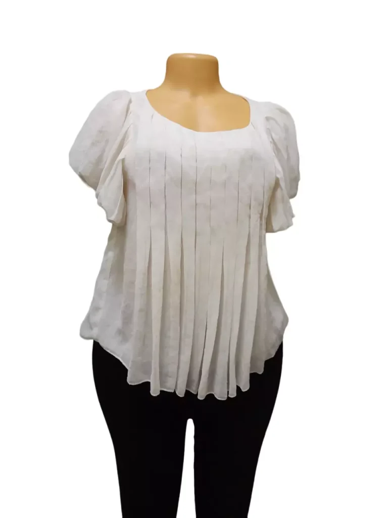 Chiffon Top - White