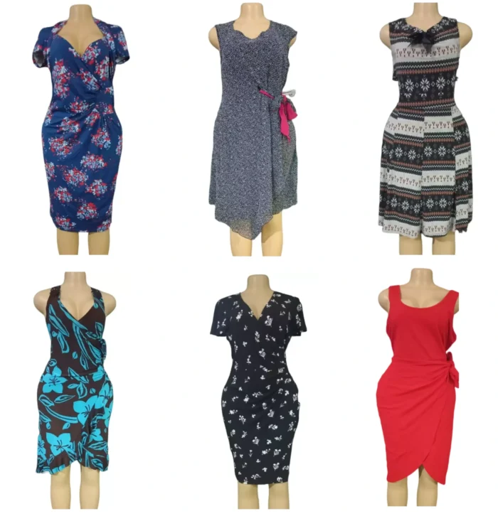 polysilk dresses bale